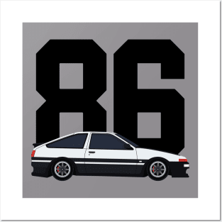 Toyota AE86 - Side86 Posters and Art